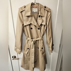 NWOT - Banana Republic Middie Tan Trench Coat - Size XL
